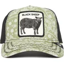 gorra-trucker-verde-y-negra-oveja-black-sheep-parade-the-farm-paisley-de-goorin-bros