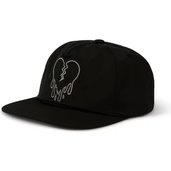 Μαύρο επίπεδο καπέλο snapback Heartbreak Hotel της Pica Pica