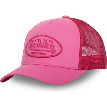 Ροζ τρακερ καπέλο LOF CB A6 από την Von Dutch
