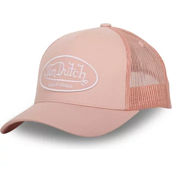 Ροζ προσαρμοστικό trucker καπέλο LOF CB B7 από την Von Dutch