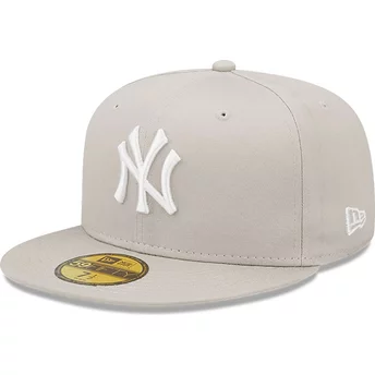 Μπεζ σταθερό καπέλο 59FIFTY League Essential των New York Yankees MLB από την New Era
