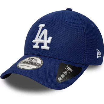 Ρυθμιζόμενο μπλε καπέλο με καμπυλωτό γείσο 9FORTY Diamond Era Essential των Los Angeles Dodgers MLB από την New Era