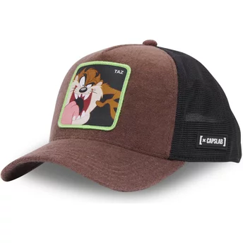 Καφέ και μαύρο trucker καπέλο Diablo de Tasmania TAZ3 CT Looney Tunes από την Capslab