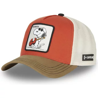 Πολύχρωμο τρακερ καπέλο Snoopy PEA CT Peanuts από την Capslab