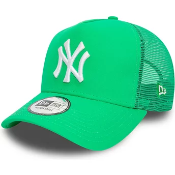 Gorra trucker verde A Frame League Essential de New York Yankees MLB de New Era