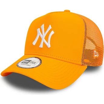 Πορτοκαλί trucker καπέλο A Frame League Essential των New York Yankees MLB από την New Era