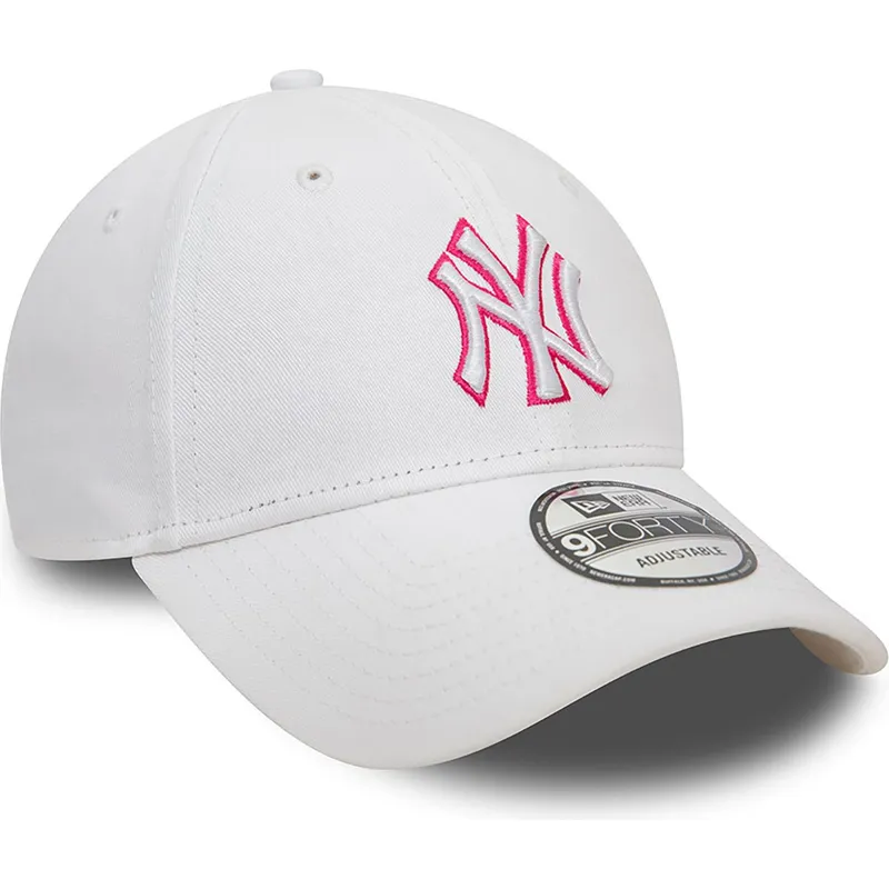 curva-rosa-9forty-team-outline-new-york-yankees-mlb-new-era