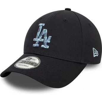 Ρυθμιζόμενο μπλε ναυτικό καπέλο με καμπυλωτό γείσο 9FORTY με ζωικό σχέδιο των Los Angeles Dodgers MLB της New Era