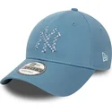 gorra-curva-azul-ajustable-9forty-seasonal-infill-de-new-york-yankees-mlb-de-new-era