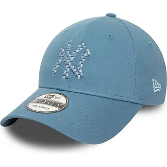 Ρυθμιζόμενο μπλε καπέλο με καμπύλη 9FORTY Seasonal Infill των New York Yankees MLB από την New Era