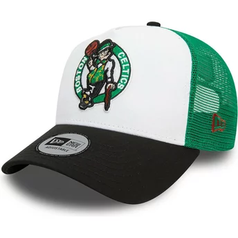 Πολύχρωμο τρακερ καπέλο Α Frame των Boston Celtics NBA της New Era