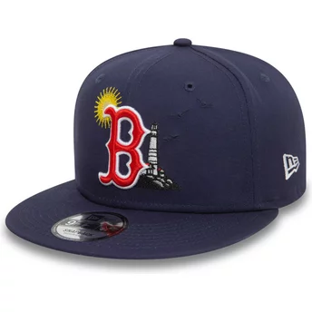 Μπλε σκούρο snapback καπέλο 9FIFTY Summer Icon των Boston Red Sox MLB από την New Era
