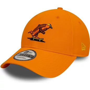 Πορτοκαλί ρυθμιζόμενο καπέλο με καμπύλη γείσο 9FORTY Hot Dog Character της New Era