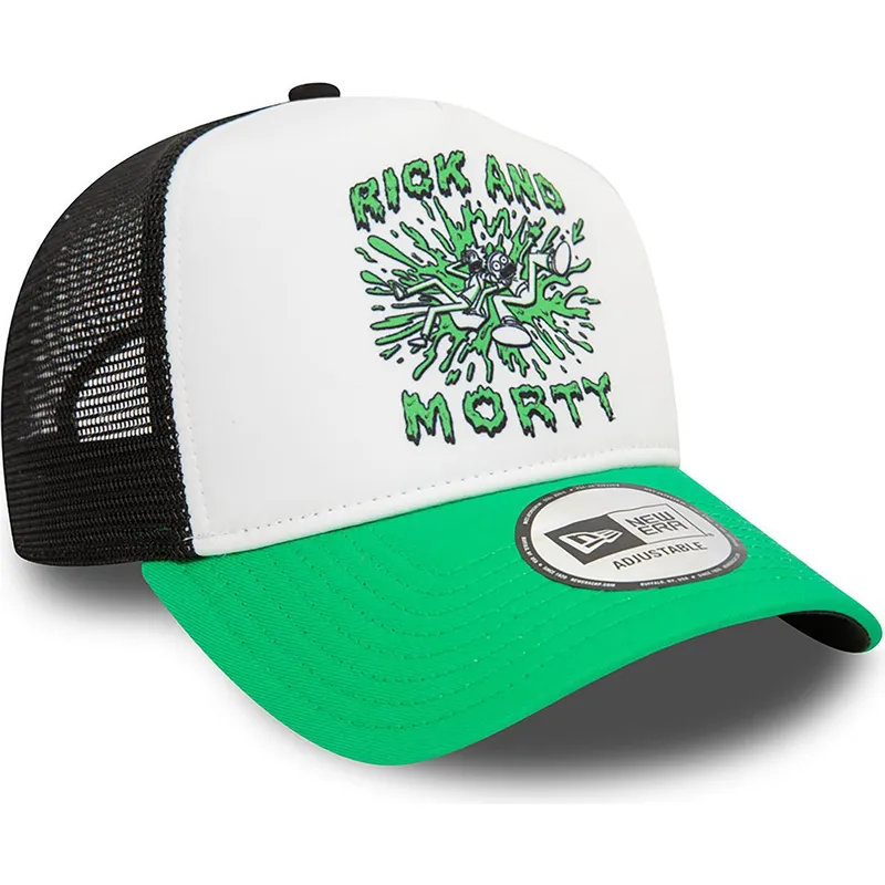 curva-snapback-a-frame-character-rick-y-morty-new-era