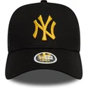 curva-snapback-a-frame-metallic-new-york-yankees-mlb-new-era