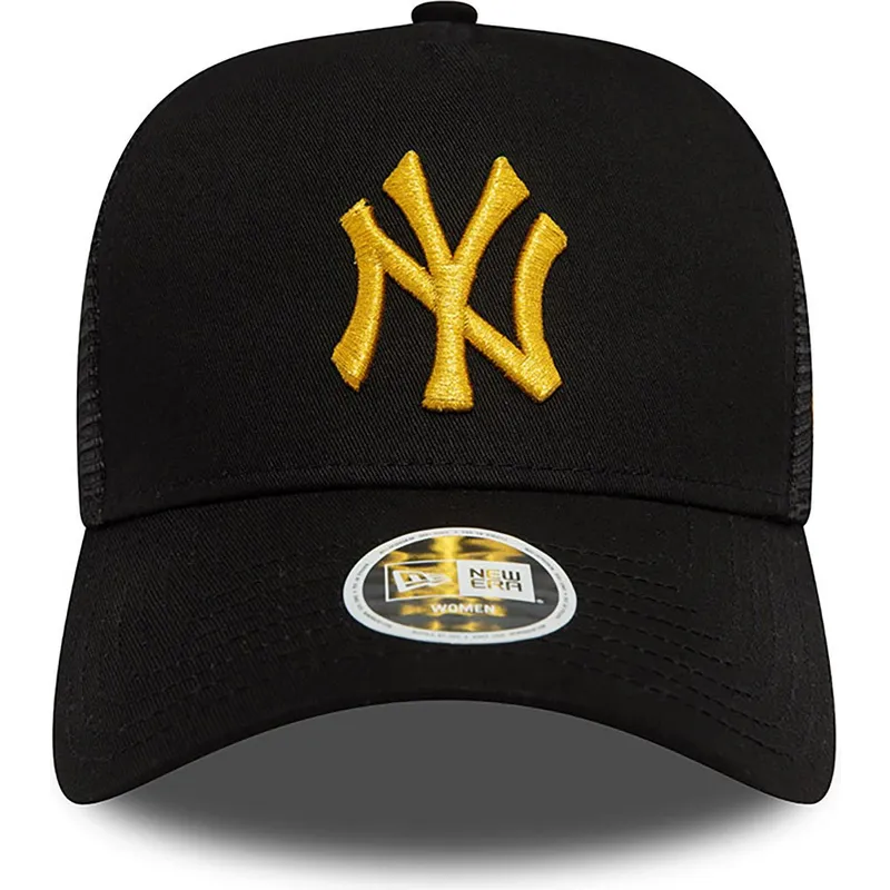 curva-snapback-a-frame-metallic-new-york-yankees-mlb-new-era