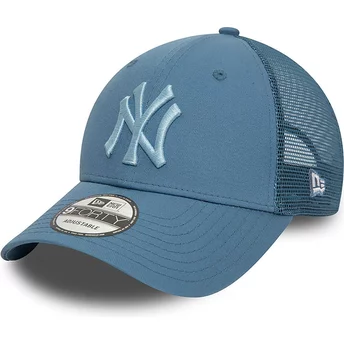 Μπλε τράκερ καπέλο με μπλε λογότυπο 9FORTY Home Field των New York Yankees MLB από την New Era