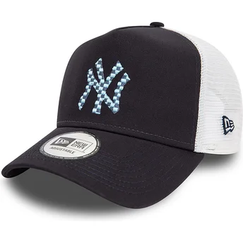Καπέλο trucker μπλε ναυτικό και λευκό A Frame Seasonal Infill των New York Yankees MLB από τη New Era