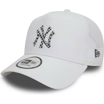 Λευκό trucker καπέλο A Frame Seasonal Infill των New York Yankees MLB από την New Era