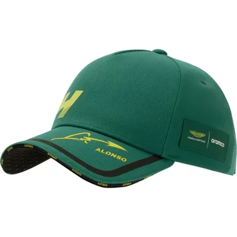 Ρυθμιζόμενο πράσινο καπέλο με καμπύλη Tech Aston Martin F1 Team X Kimoa