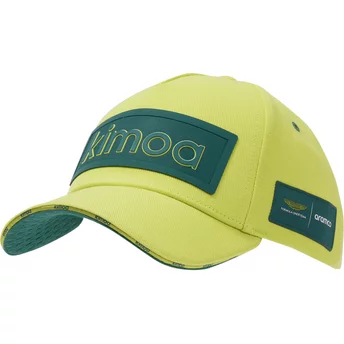 Καμπυλωτό καπέλο κίτρινο και πράσινο ρυθμιζόμενο Patch Aston Martin F1 Team X Kimoa