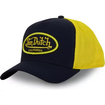 Μαύρο και κίτρινο τράκερ καπέλο BLYE CT από την Von Dutch