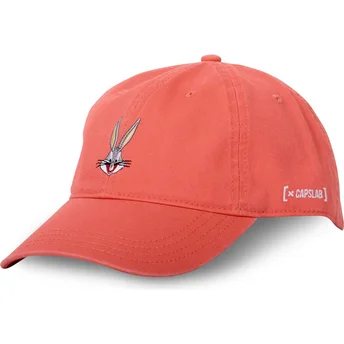 Πορτοκαλί ρυθμιζόμενο καπέλο με καμπυλωτή γείσο Bugs Bunny BUG2 CD Looney Tunes από την Capslab
