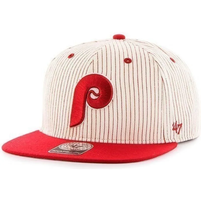 plana-snapback-rayas-rojas-philadelphia-phillies-mlb-47-brand