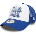 gorra-trucker-blanca-y-azul-a-frame-graphic-de-ice-cream-los-angeles-de-new-era