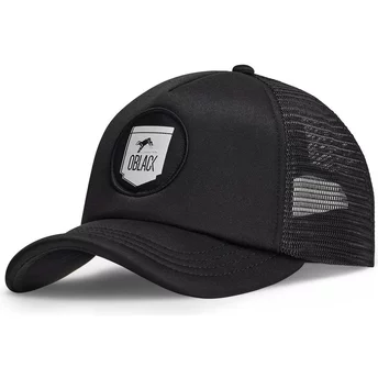Κλασικό μαύρο τράκερ καπέλο Oblack
