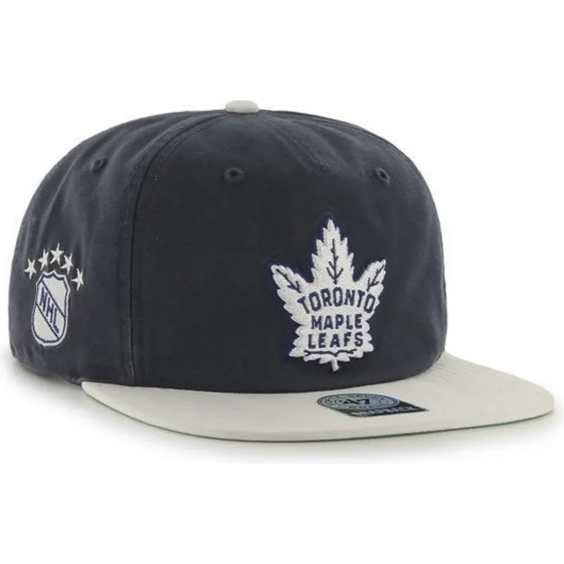 plana-snapback-toronto-maple-leafs-nhl-47-brand