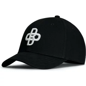 Ρυθμιζόμενο μαύρο καπέλο μπέιζμπολ με καμπυλωτό γείσο Peach της Oblack