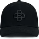 gorra-curva-negra-ajustable-con-logo-negro-baseball-peach-de-oblack