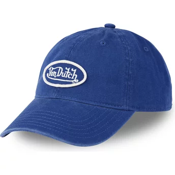 Ρυθμιζόμενο μπλε καπέλο με καμπύλη LOG BLU από την Von Dutch