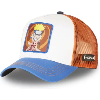 Λευκό, πορτοκαλί και μπλε τρακερ καπέλο Naruto Uzumaki NC1 FIR2 από την Capslab