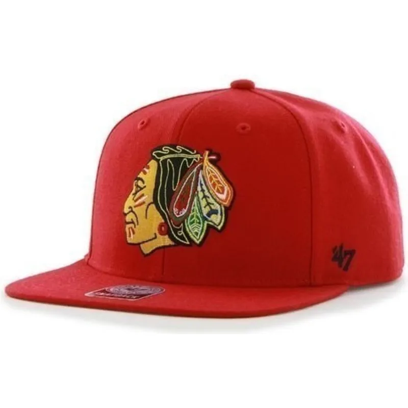 plana-snapback-chicago-blackhawks-nhl-47-brand