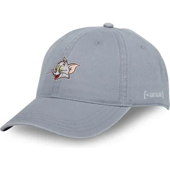 Ρυθμιζόμενο γκρι καπέλο με καμπύλη γείσο Tom CAT Looney Tunes της Capslab