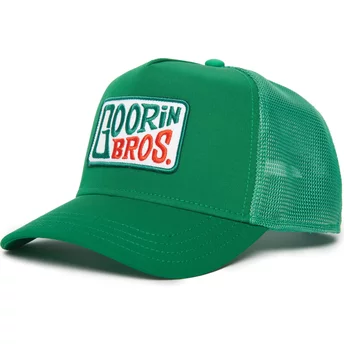 Πράσινο τράκερ καπέλο BUBBLIN DEWD Supercharged The Farm του Goorin Bros.