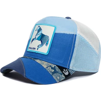 Μπλε τρακερ καπέλο με άλογο Stallion Self Reliant Farmigami The Farm από την Goorin Bros.