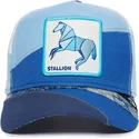 gorra-trucker-azul-caballo-stallion-self-reliant-farmigami-the-farm-de-goorin-bros