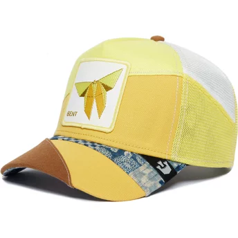 Κίτρινο τράκερ καπέλο με πεταλούδα Bent Transform Farmigami The Farm από τους Goorin Bros.