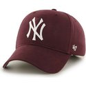 47-brand-curved-brim-new-york-yankees-mlb-maroon-cap