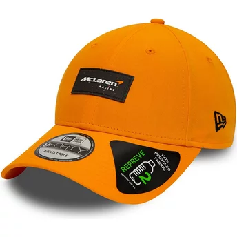 Πορτοκαλί κυρτό καπέλο snapback 9FORTY REPREVE από τη McLaren Racing Formula 1 της New Era