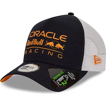 Καπέλο trucker μπλε σκούρο και λευκό E Frame REPREVE της Red Bull Racing Formula 1 από τη New Era