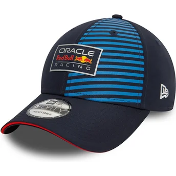 Μπλε μαρέν καπέλο με καμπύλη γείσο snapback 9FORTY της Red Bull Racing Formula 1 από την New Era