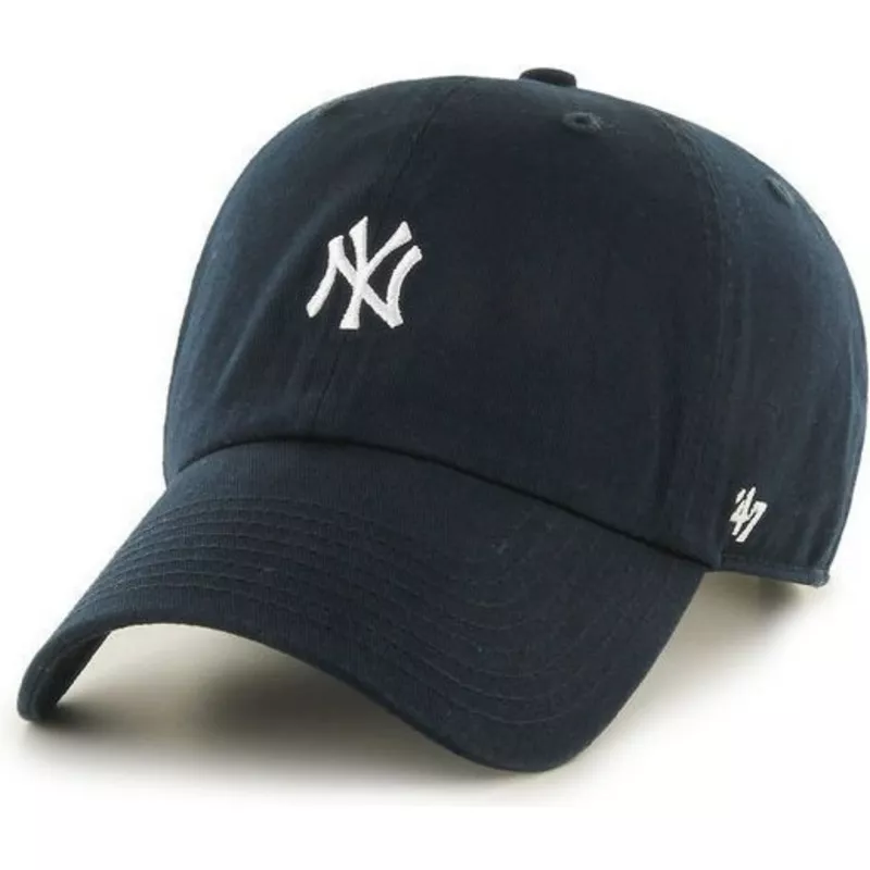 47-brand-curved-brim-small-logonew-york-yankees-mlb-clean-up-navy-blue-cap