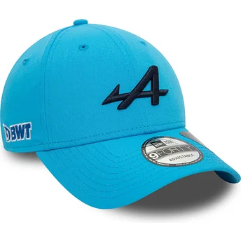 Μπλε καμπυλωτό καπέλο snapback 9FORTY Essential REPREVE της Alpine F1 Team Formula 1 από την New Era