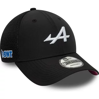 Μαύρο trucker καπέλο 9FORTY από την ομάδα Alpine F1 Team Formula 1 της New Era