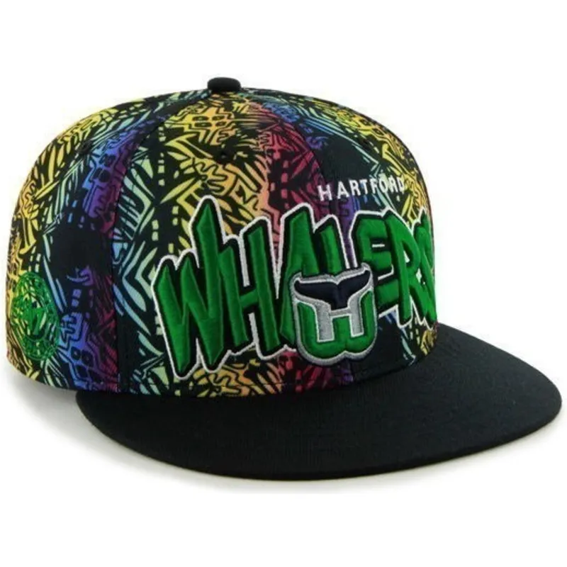 plana-snapback-multicolor-hartford-whalers-nhl-47-brand