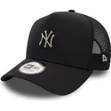 trucker-navy-a-frame-metallic-new-york-yankees-mlb-new-era